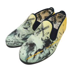 Kiruz Javer Zapatilla de Lona de algodon tipo kunfu edicion limitada del quijote.