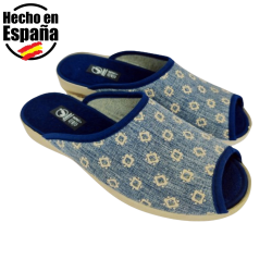 Zapatillas Javer para Mujer de Casa con Puntera Abierta para Verano