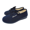 Zapatilla Deportiva fabricada en España  Aerobic Lona Mujer Cuña. Ajuste en cordón en Empeine Piso Goma Antidelizante.