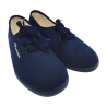 Zapatilla Deportiva fabricada en España  Aerobic Lona Mujer Cuña. Ajuste en cordón en Empeine Piso Goma Antidelizante.