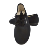Zapatilla Deportiva fabricada en España  Aerobic negro Lona Mujer Cuña. Ajuste en cordón en Empeine Piso Goma Antidelizante.
