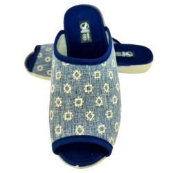 Zapatillas Javer para Mujer de Casa con Puntera Abierta para Verano