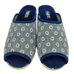 Zapatillas Javer para Mujer de Casa con Puntera Abierta para Verano