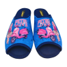 Zapatilla de casa para mujer  de verano con puntera abierta de motocicleta.