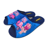 Zapatilla de casa para mujer  de verano con puntera abierta de motocicleta.