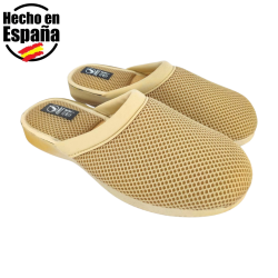 Zapatillas Javer Casa Mujer Verano Puntera Cerrada Suela Caucho
