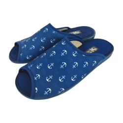 Zapatillas de casa para hombre de lona para el verano Marca Javer con Suela Antideslizante , fabricadas en España